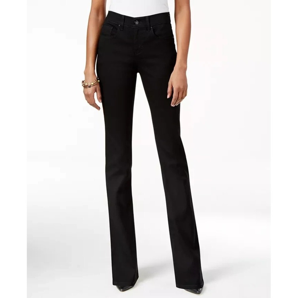 Style&co. Womens Bootcut Jeans Mid‎ Rise Slimming Pocket Size 6L Long Lengths